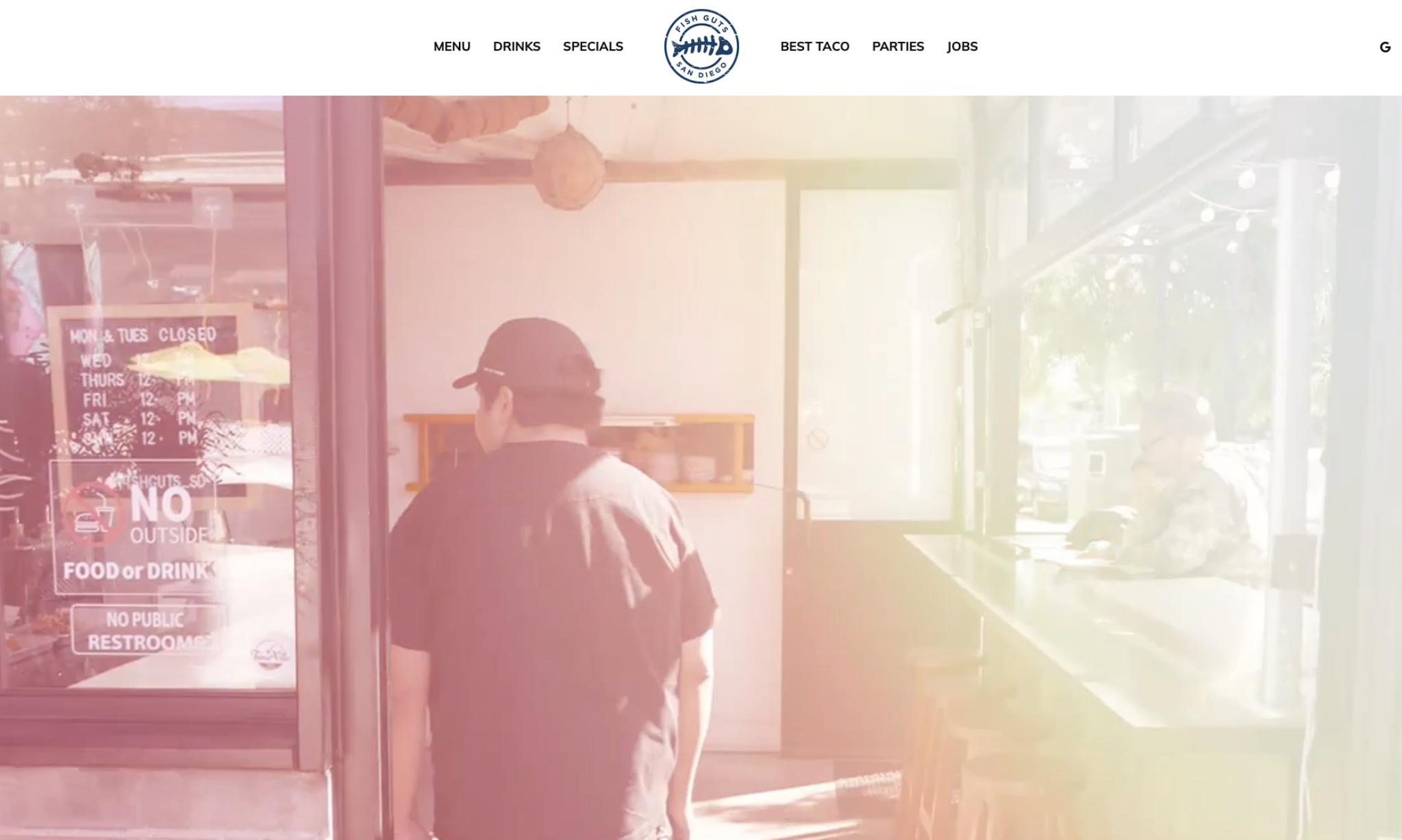 Fish Guts homepage screenshot