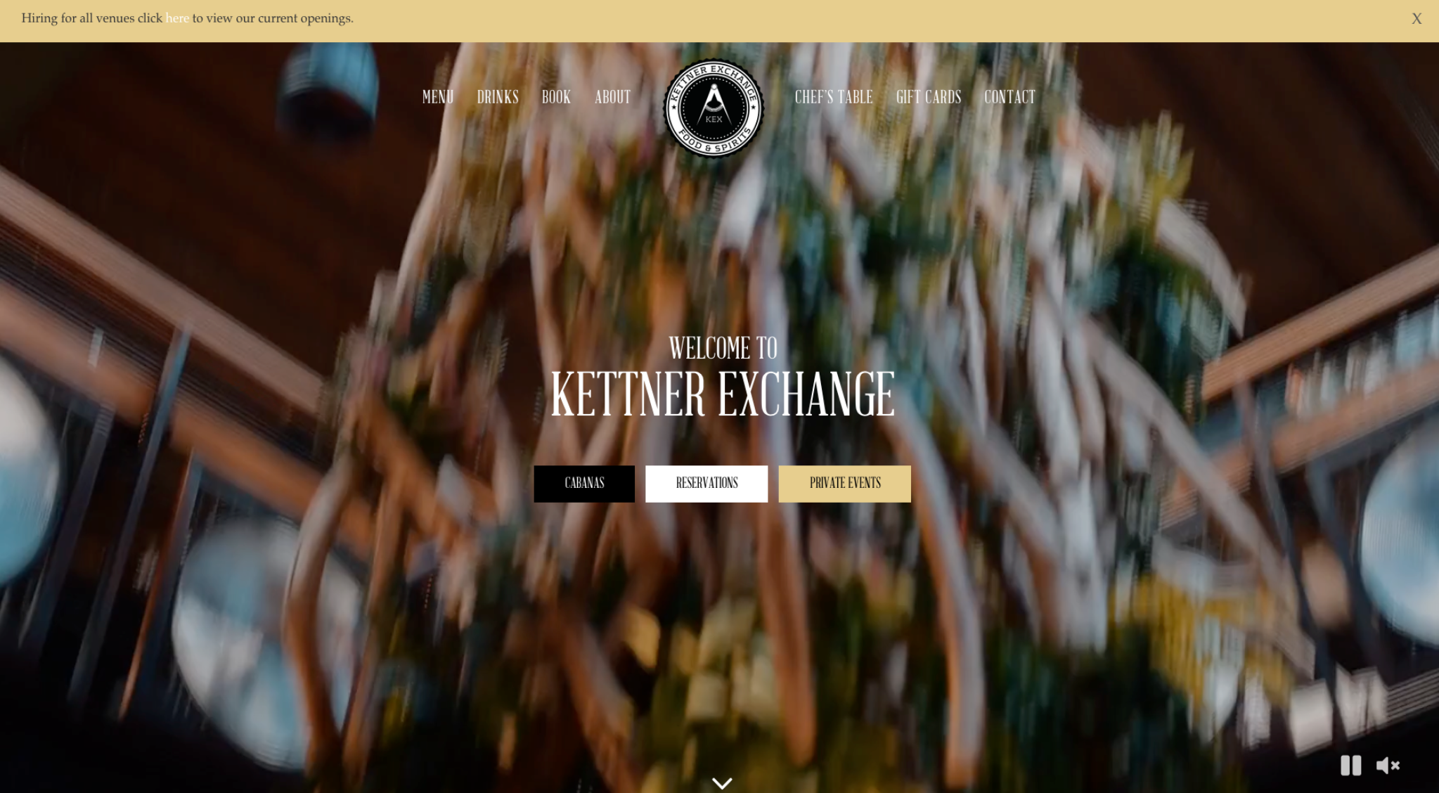 Kettner Exchange homepage screenshot