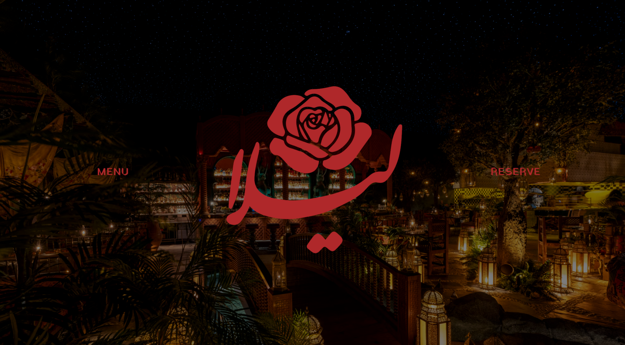 Leila homepage screenshot